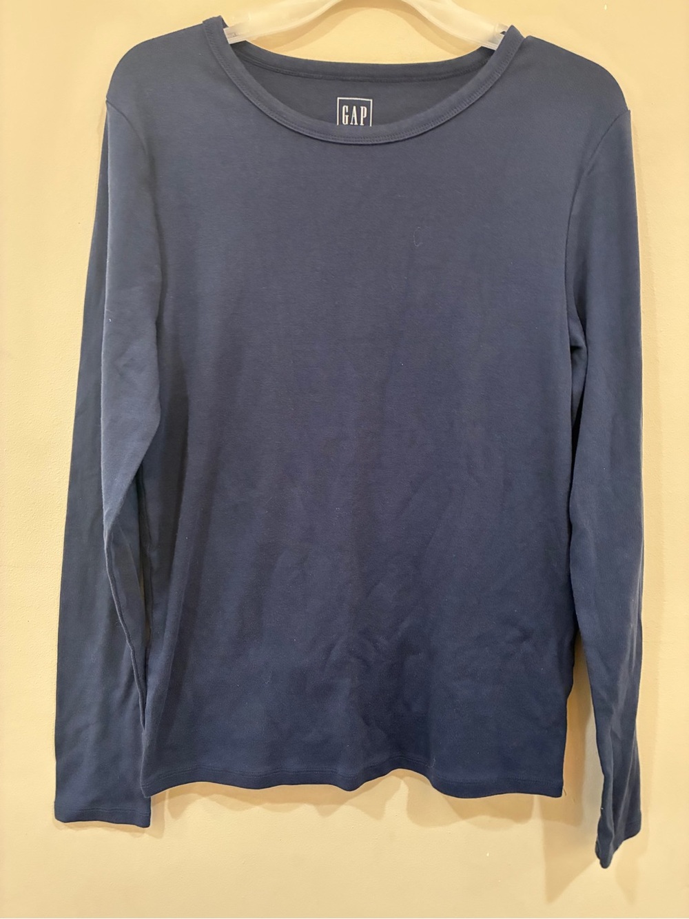 GAP Navy Long Sleeve Crew Tee